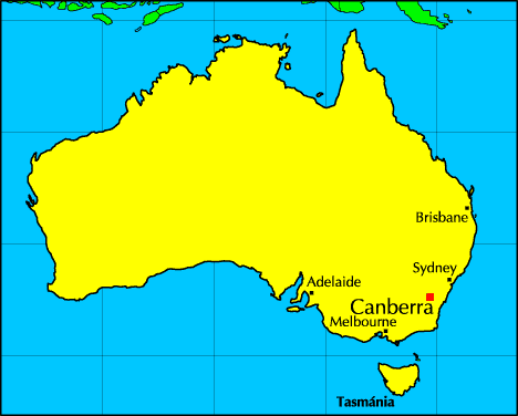 austrtália_mapa